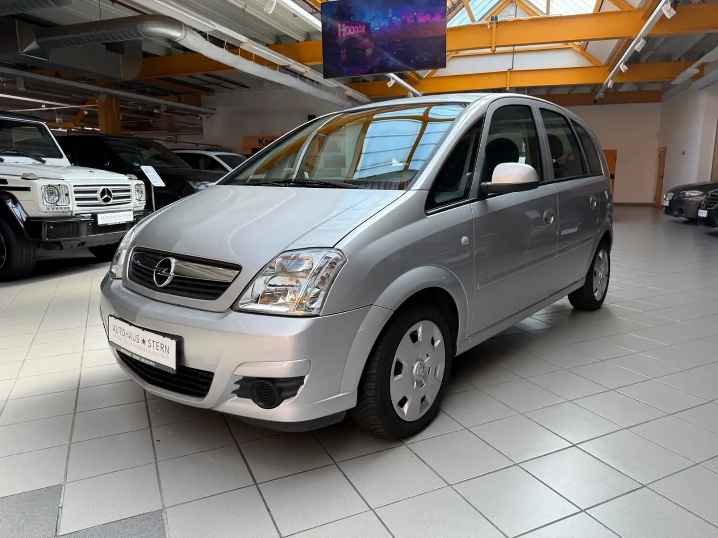 Opel Meriva 1.6 Automatik|Klimaanlage|Isofix|HSA|ABS Argintiu - 2