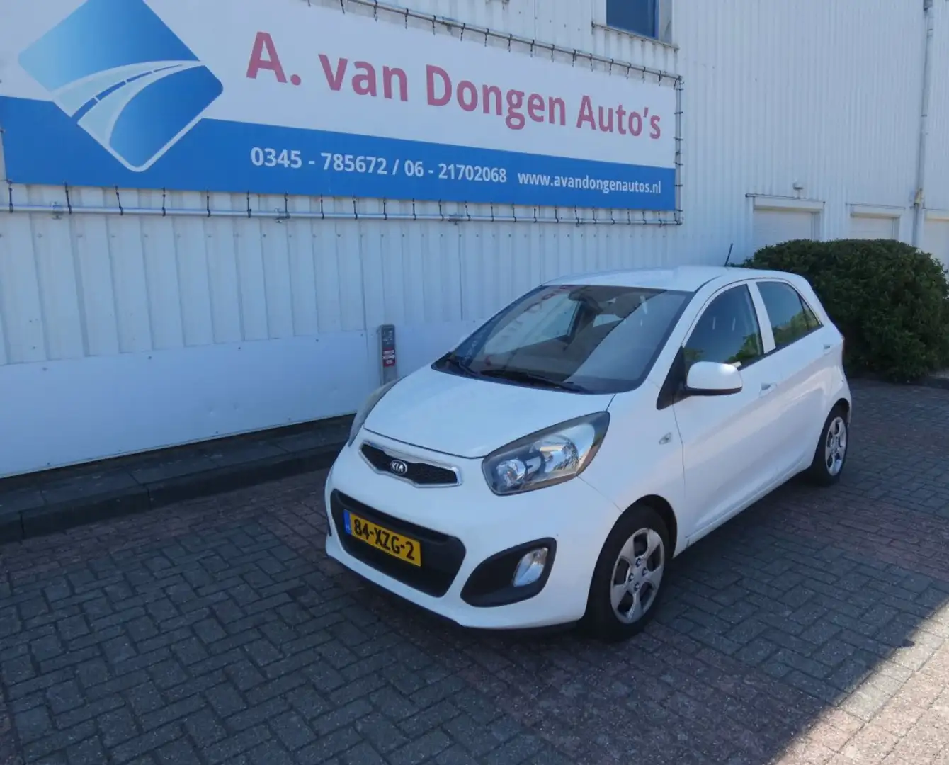 Kia Picanto 1.0 CVVT COMFORT PACK,Airco,1e Eignr,Dealer OH Blanc - 2