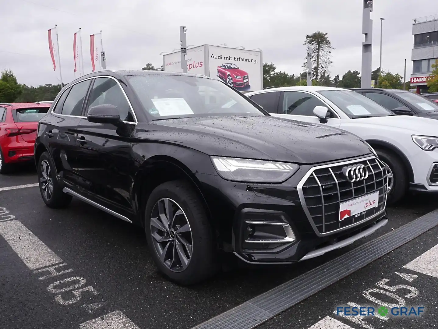 Audi Q5 advanced 40 TDI qu. S tronic Matrix RFK ACC Schwarz - 2
