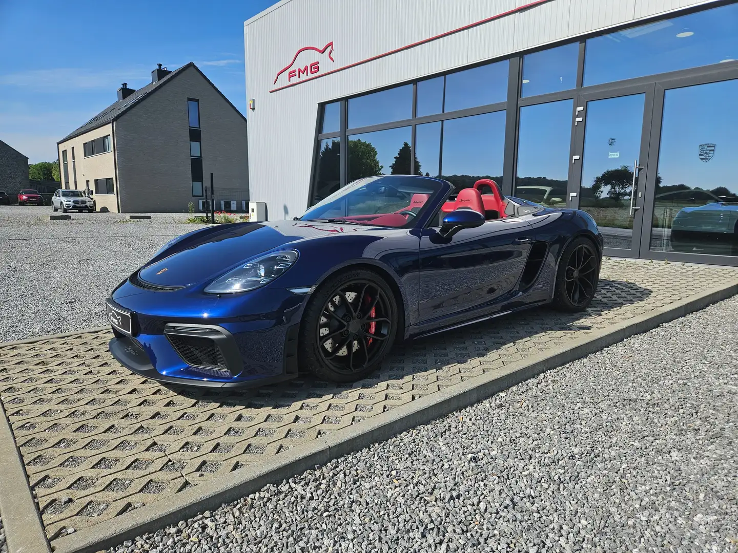 Porsche 718 Spyder *** Porsche Boxster Spyder 718 PDK *** Azul - 1
