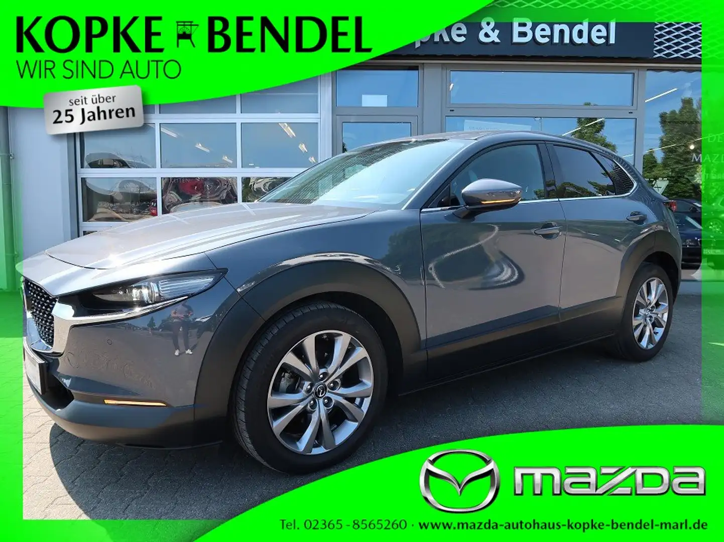 Mazda CX-30 SKYACTIV-G 2.0 M Hybrid aus 1.Hand Selection *1.Hd Grijs - 1