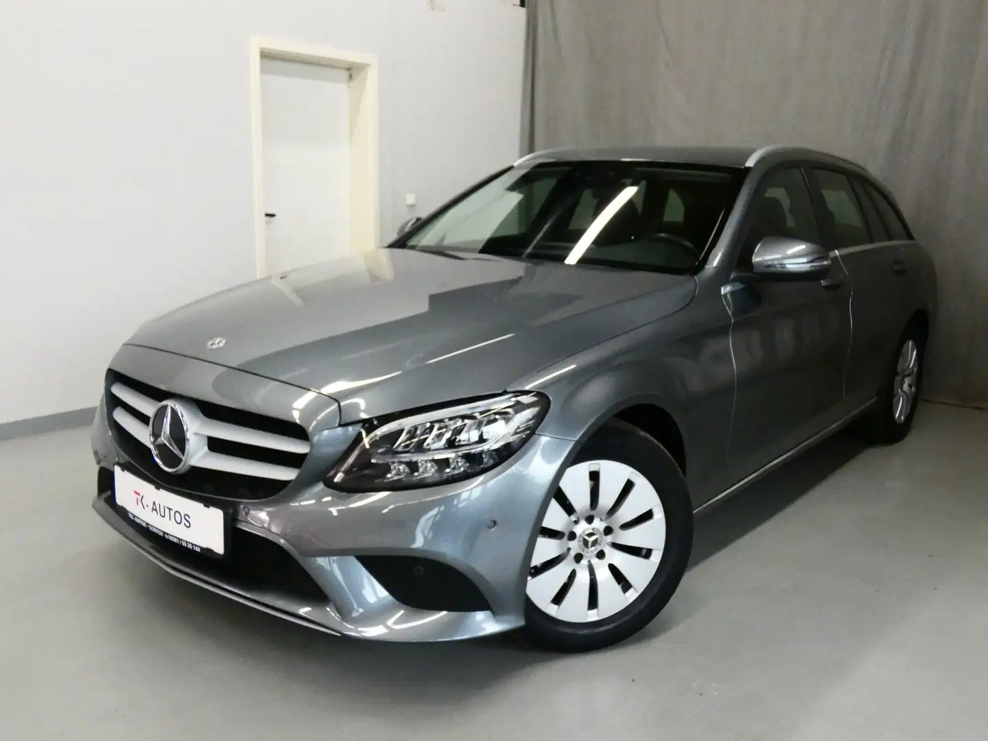 Mercedes-Benz C 200 d T 9-G,Klimaaut,Navi,LED,Tempo,SHZ,S-Heft Gris - 1