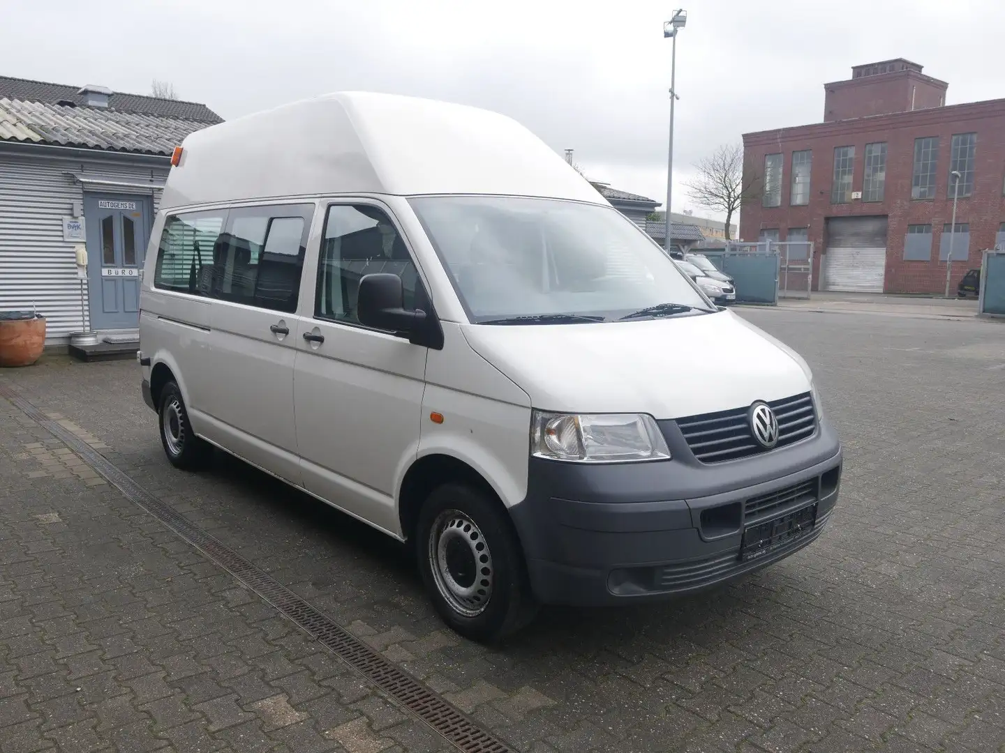 Volkswagen T5 Transporter T5 Kombi-Hochdach 1.9 TDI Klima 9 Sitze Grau - 1