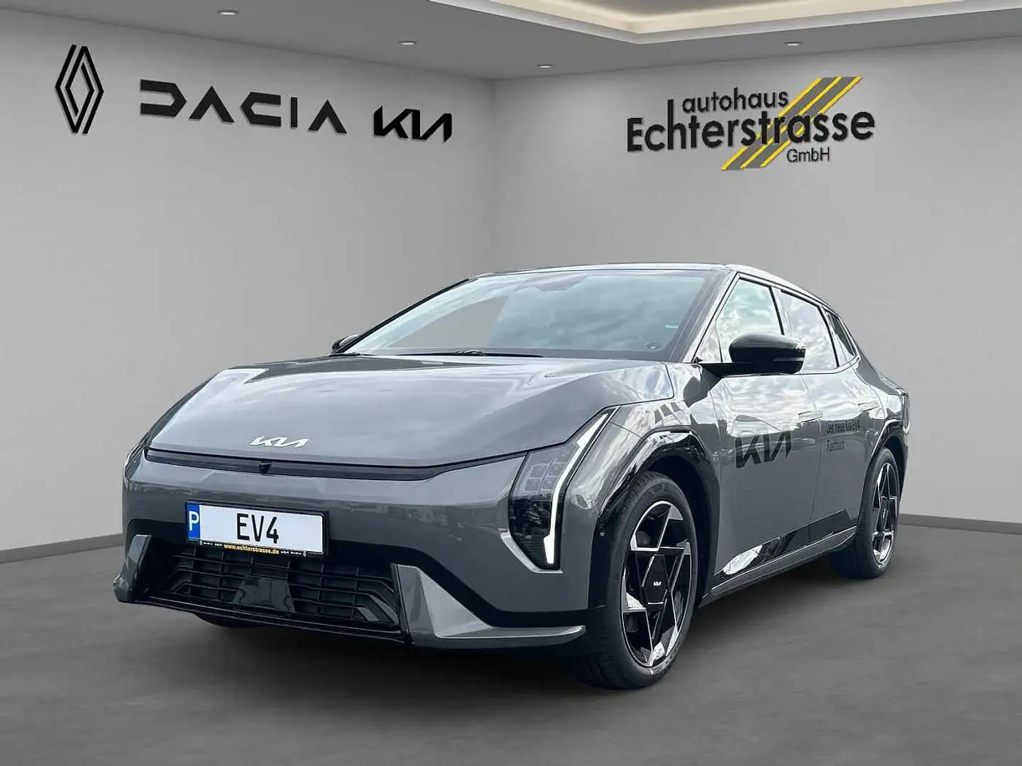 Kia EV4 Fastback GT-line 81,4-kWh +V2X+Head-Up+360° Gris - 2