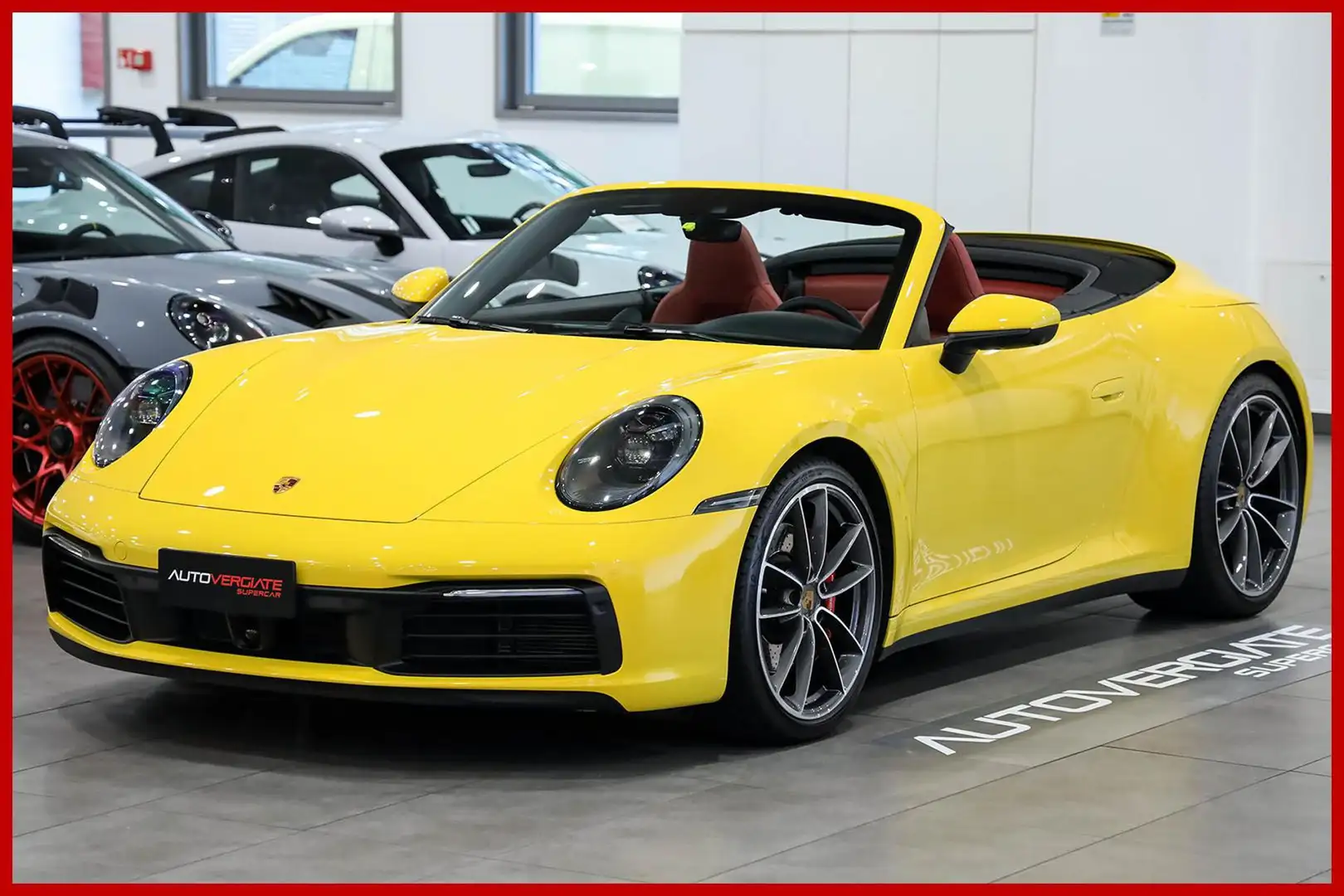 Porsche 992 Carrera 4S Cabriolet - SCARICO - LIFT - ASS STERZ. Jaune - 1