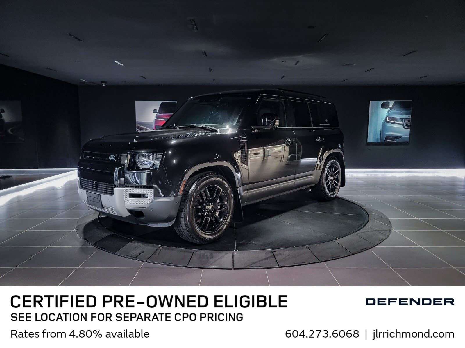 2024 Land Rover Defender P400 6 Cyl | Cold Climate Pack | Tow Hitch Receive