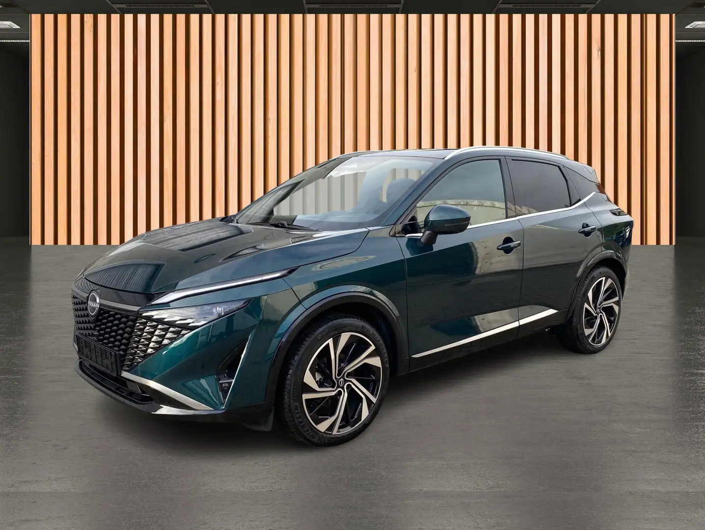 Nissan Qashqai Facelift 1.3 DIG-T Tekna+*BOSE*Pano* Grün - 2