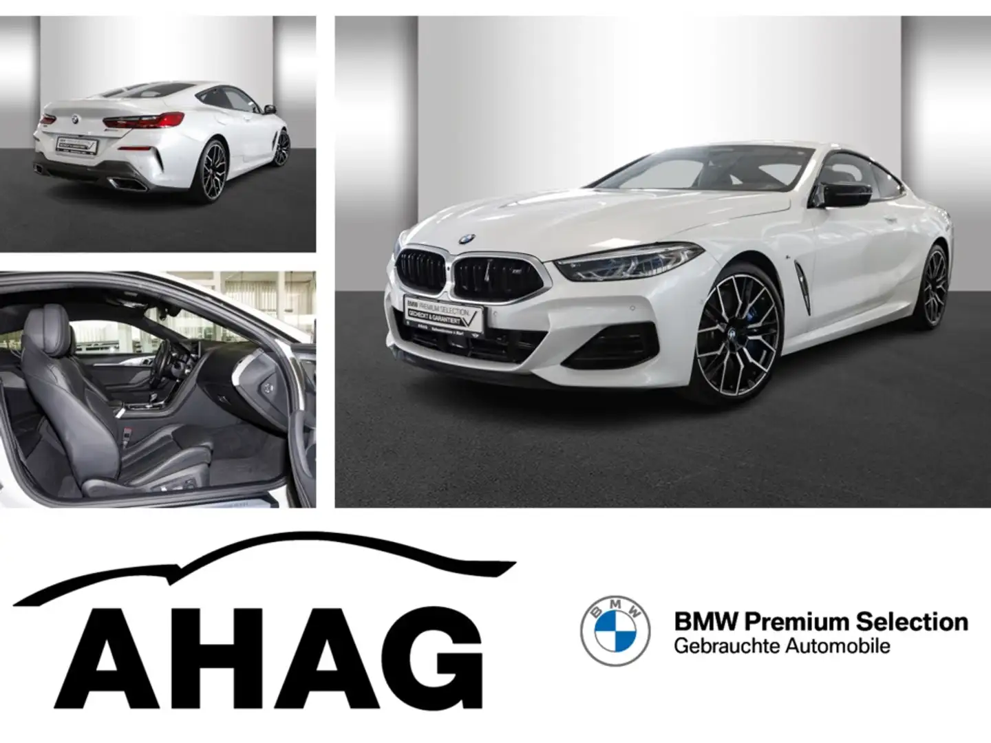 BMW M850 i xDrive Coupe Integal-Aktivlenk. Soft-Close Bílá - 1
