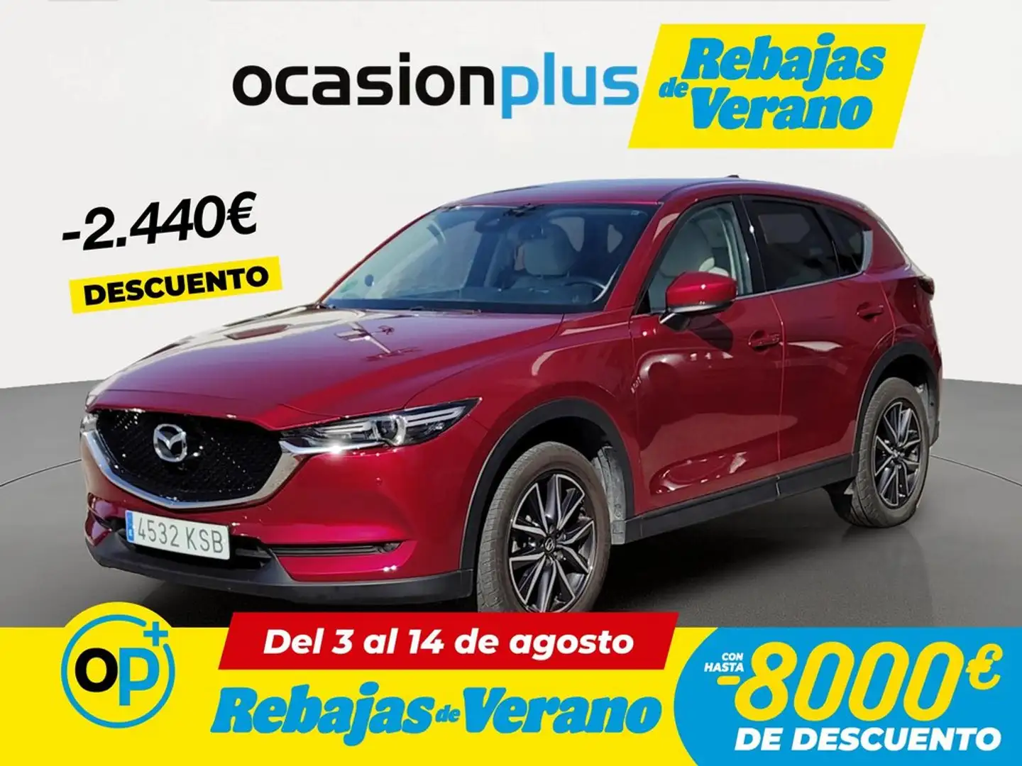 Mazda CX-5 2.0 Skyactiv-G Zenith White 2WD Aut. 121kW Rojo - 1