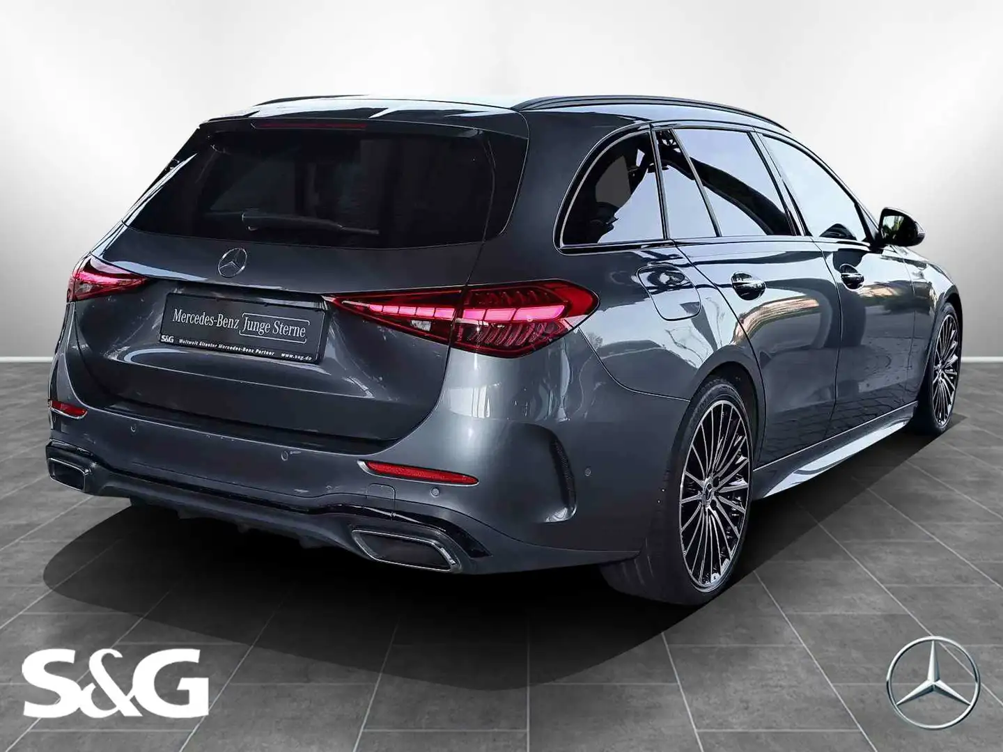 Mercedes-Benz C 300 d T AMG AHK+HEADUP+DISTRONIC+KAMERA+19" Grijs - 2