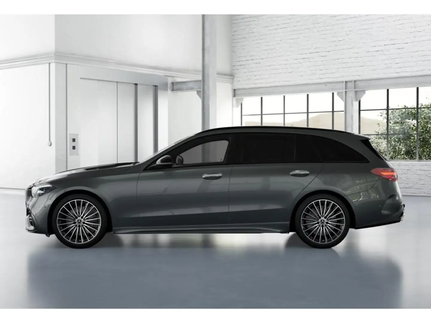 Mercedes-Benz C 300 d T AMG AHK+HEADUP+DISTRONIC+KAMERA+19" Grau - 2