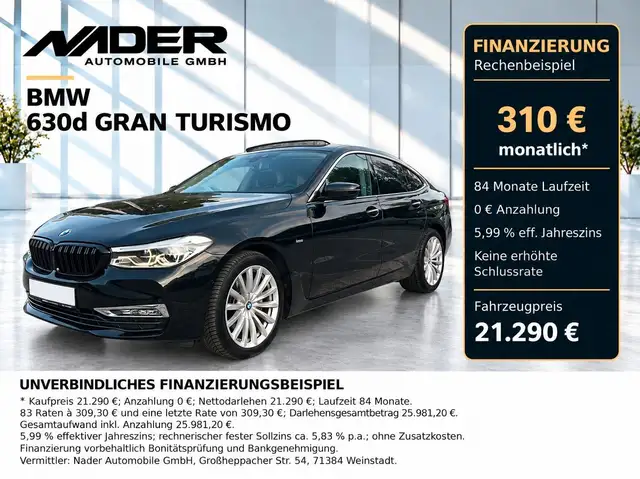 BMW 630 d Gran Turismo Luxury Line | SD | LED | Navi