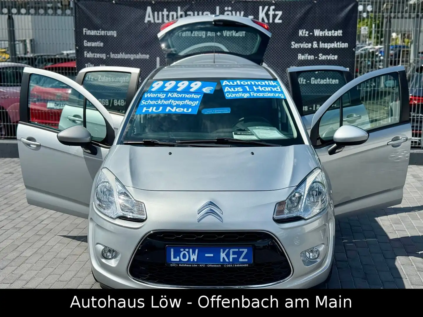 Citroen C3 Tendance AUTOMATIK TÜV NEU 1.HAND SCHECKHEFT Argintiu - 1