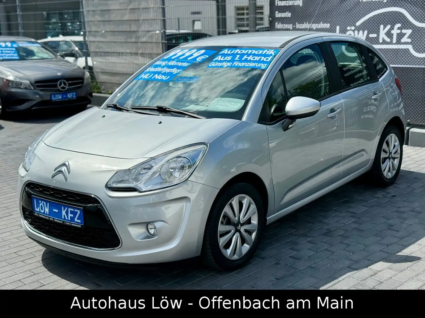 Citroen C3 Tendance AUTOMATIK TÜV NEU 1.HAND SCHECKHEFT Argintiu - 2