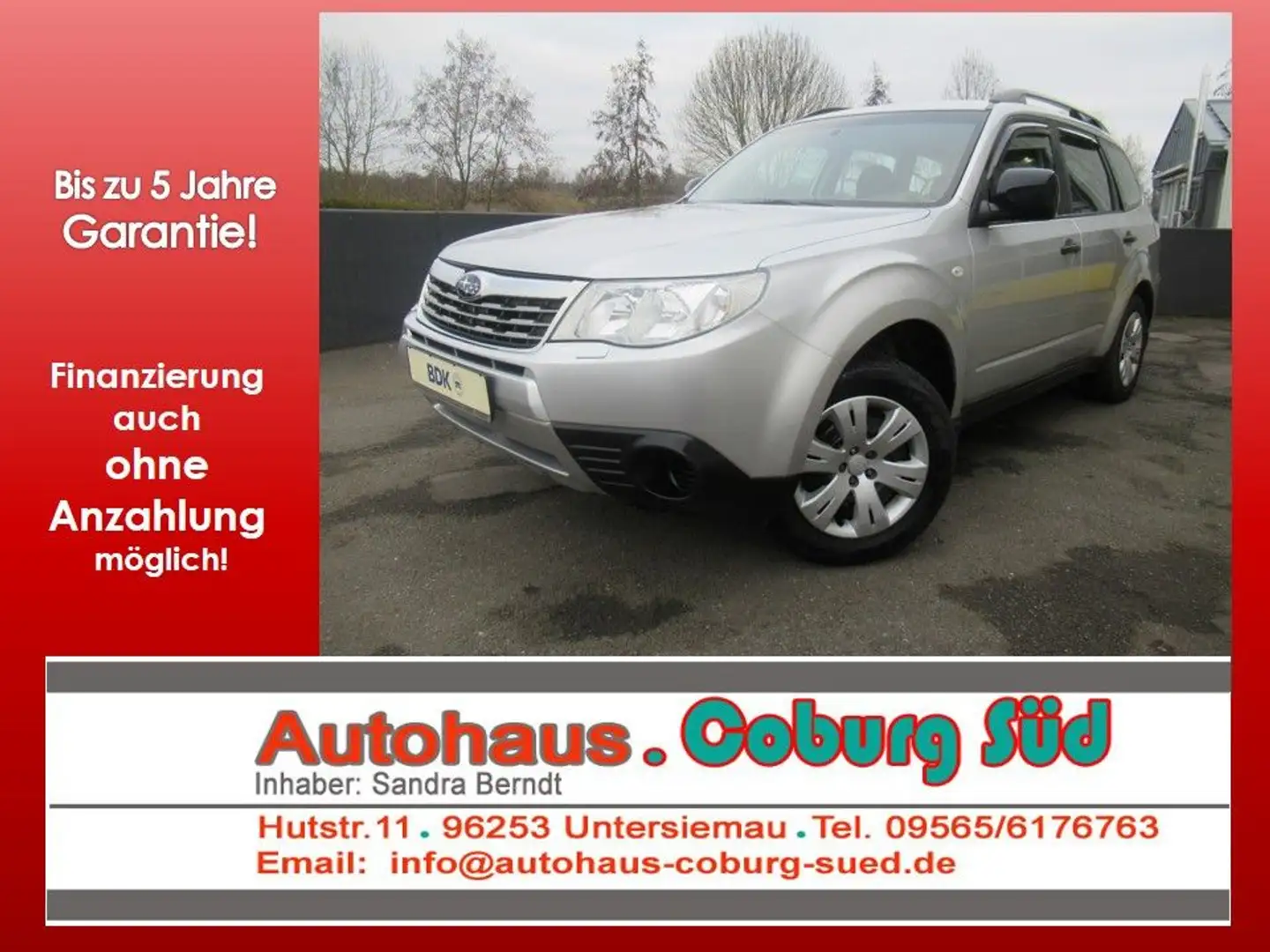 Subaru Forester Trend KLIMA 4WD ALLRAD AHK TRENNGITTER Silber - 1