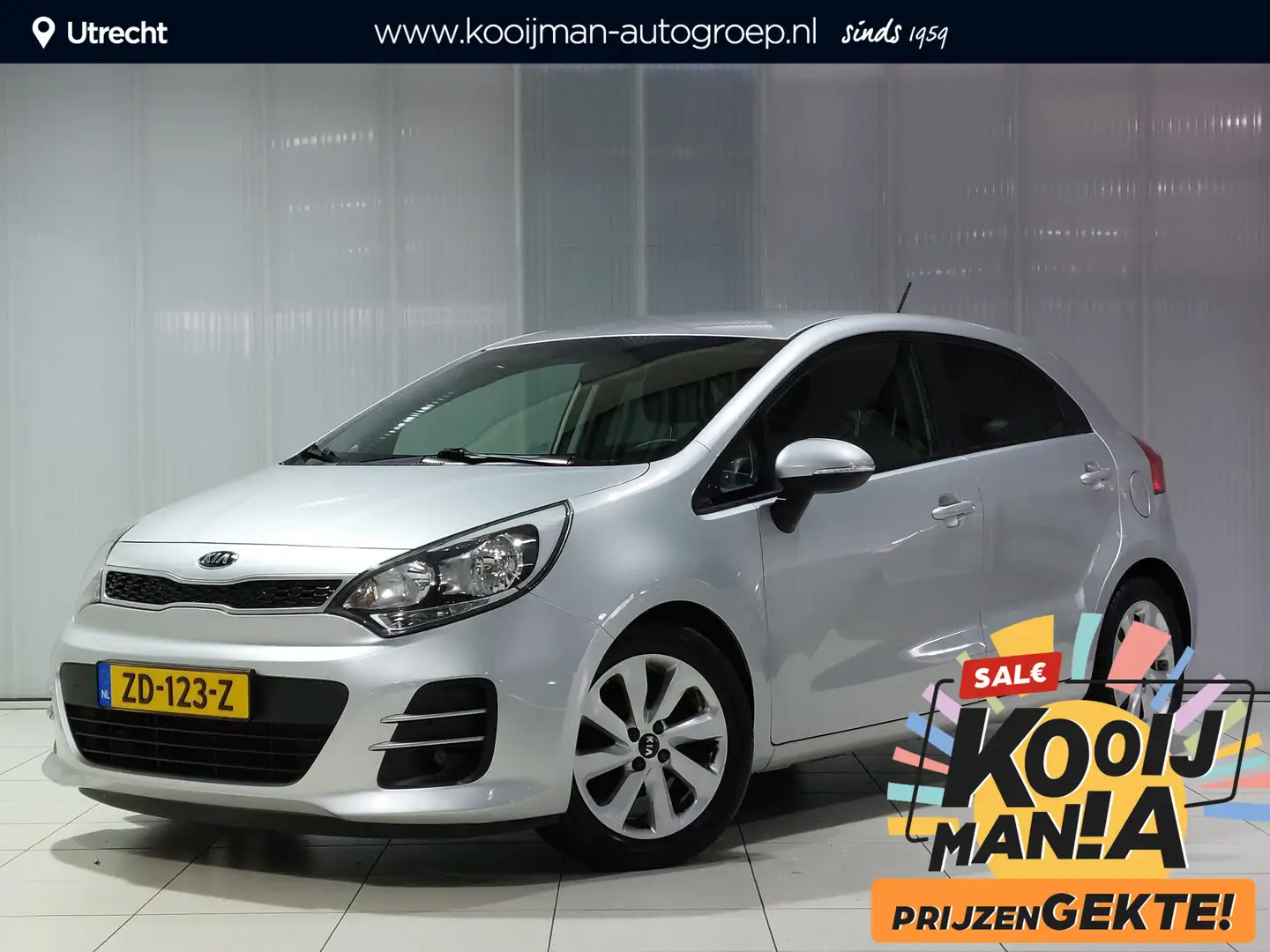 Kia Rio 1.2 CVVT DynamicLine LM velgen , stoelverwarming, Grijs - 1