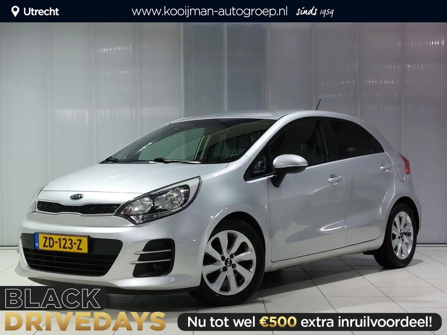Kia Rio 1.2 CVVT DynamicLine LM velgen , stoelverwarming, Grau - 1