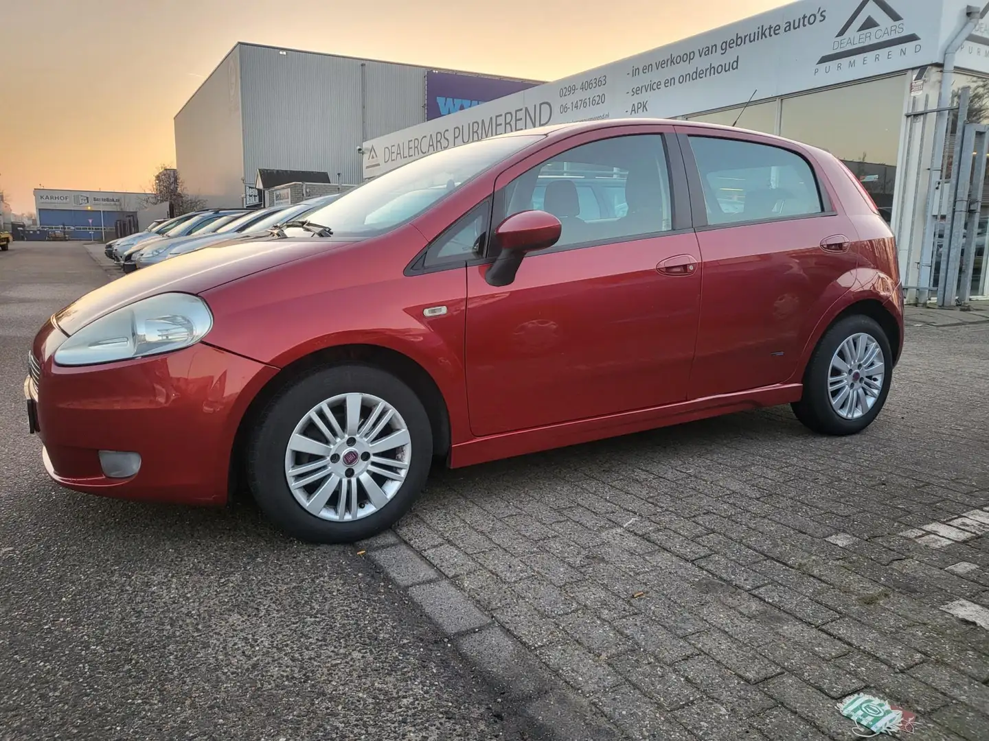 Fiat Grande Punto 1.4 Dynamic AUTOMAAT Rosso - 2