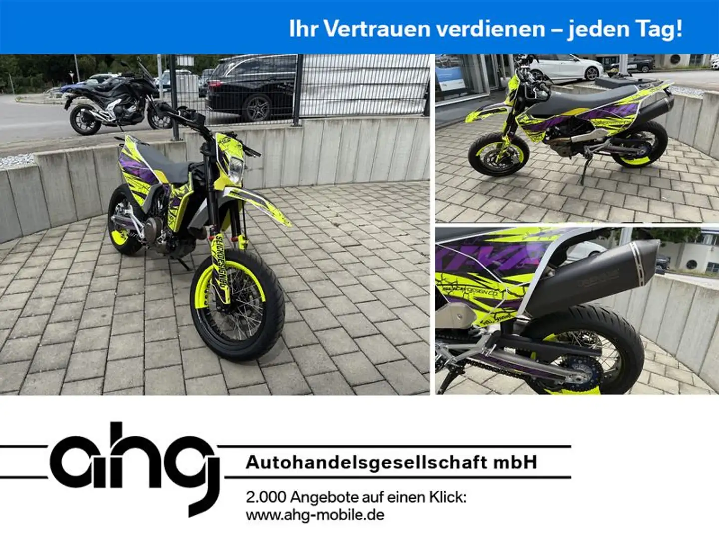 Husqvarna 701 Supermoto mit 1 Jahr Gewährleistu Blanco - 1