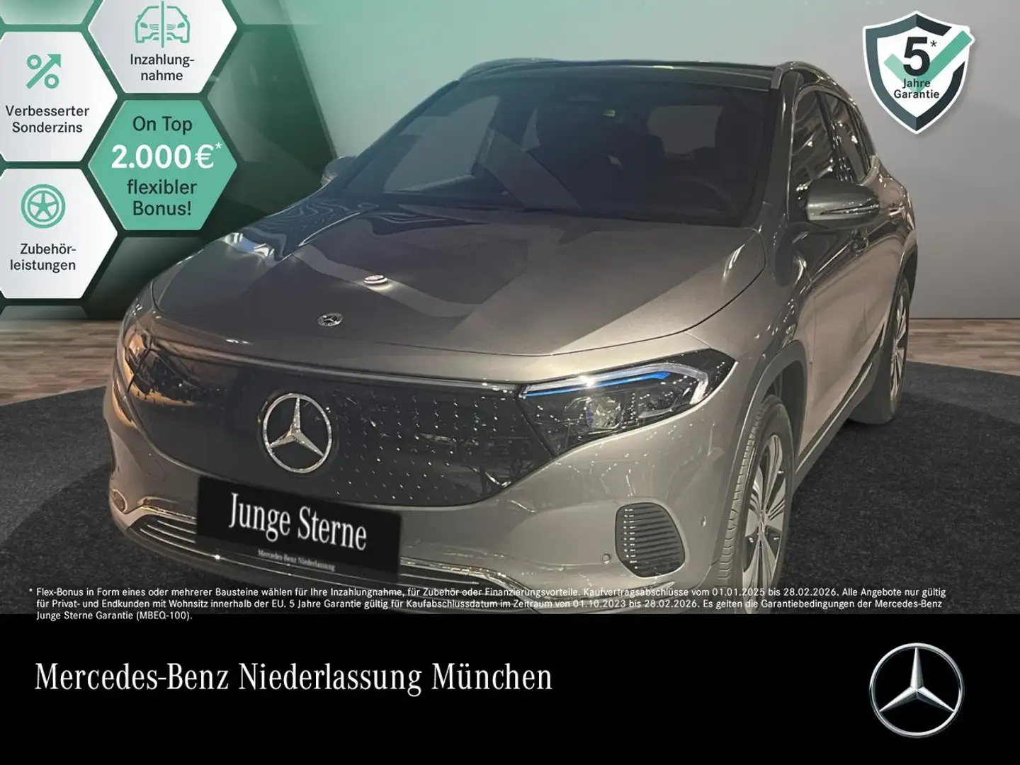 Mercedes-Benz EQA 300 4M PROG+ADVANCED+KAMERA+SPUR Grau - 1