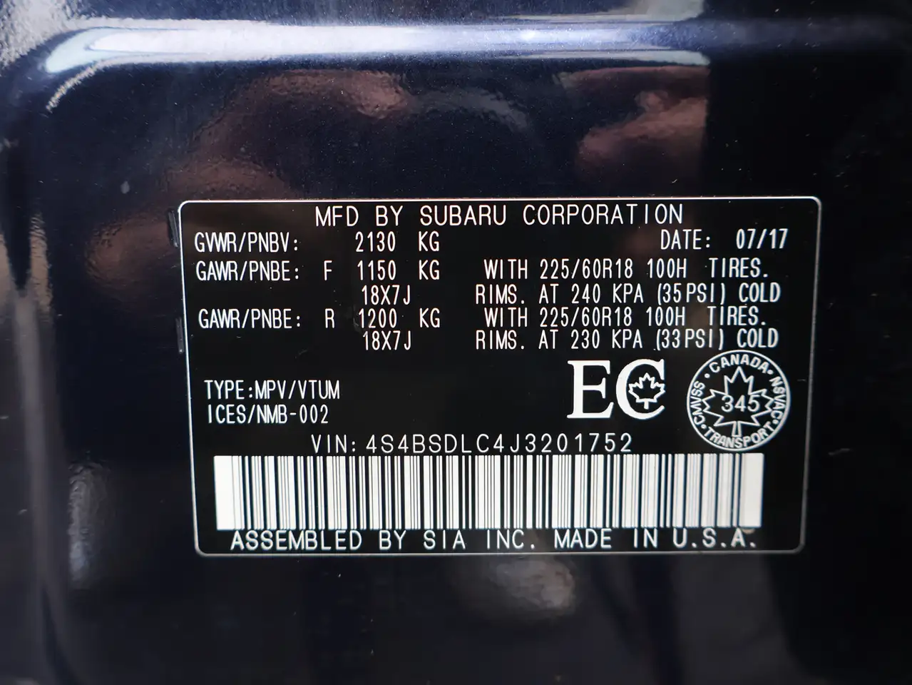 Subaru OUTBACK снимка Subaru OUTBACK