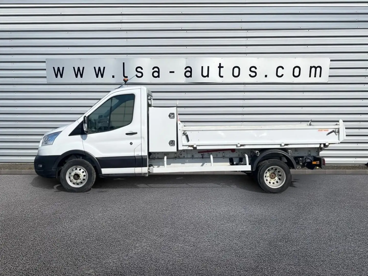 Ford Transit 2.0 EcoBlue 170 BENNE COFFRE Chassis cabine 350 RJ Blanc - 2