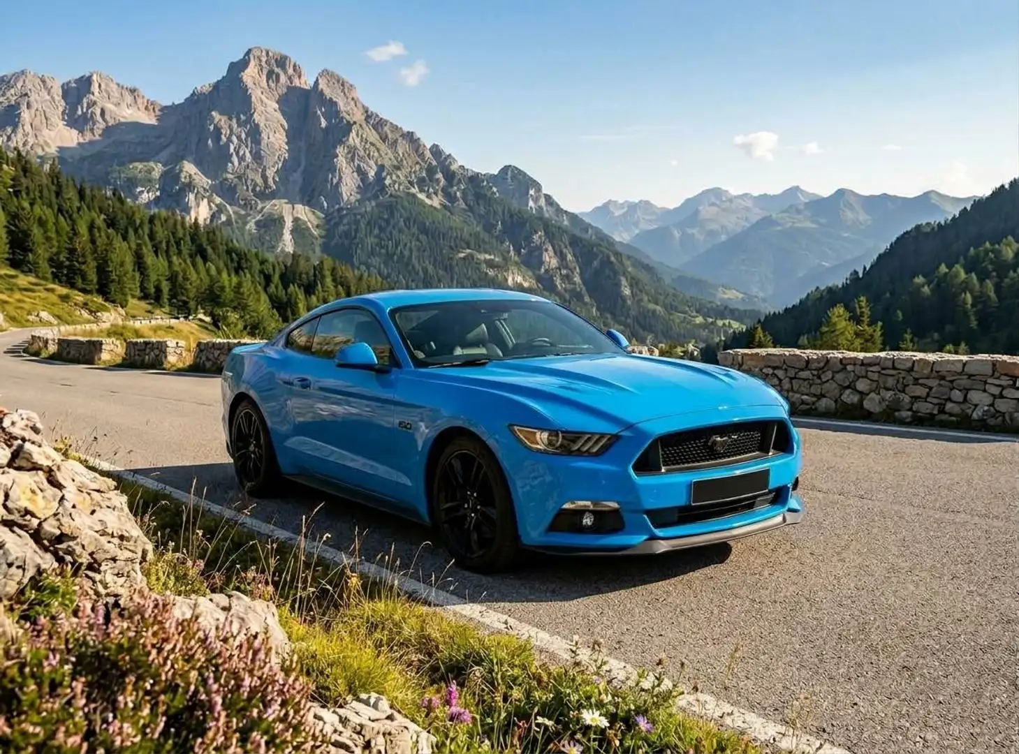 Ford Mustang Mustang Fastback 5.0 Ti-VCT GT Aut. GT Azul - 1