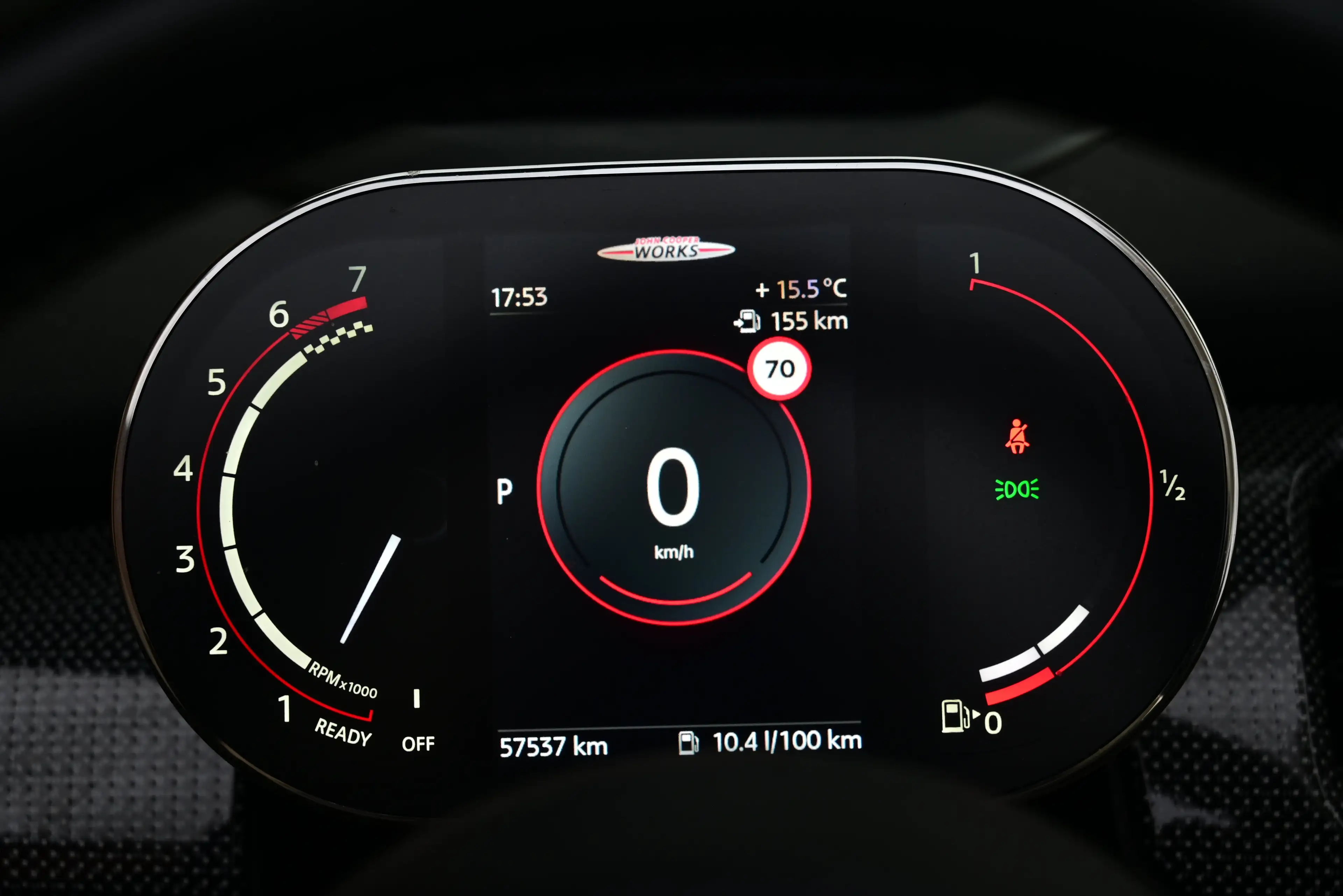 MINI John Cooper Works Cabrio AUT / LOUNGE LEATHER / CAMERA / HK AUDIO / FULL — photo 13