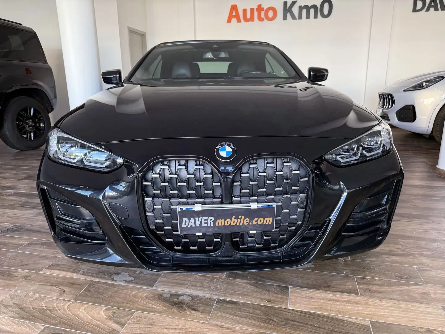 BMW 420 420d 48V Cabrio Msport Zwart - 2