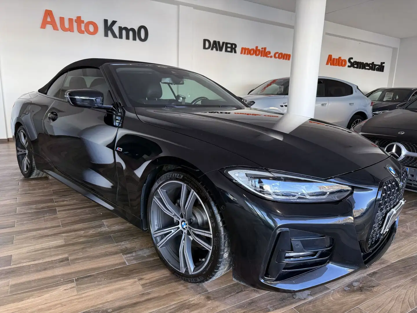 BMW 420 420d 48V Cabrio Msport Zwart - 1