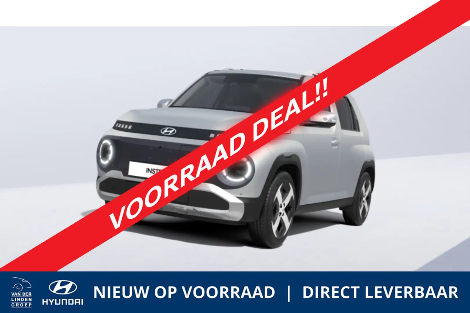 Hyundai Inster Evolve 49 kWh | DIRECT LEVERBAAR! | Zilver - 1