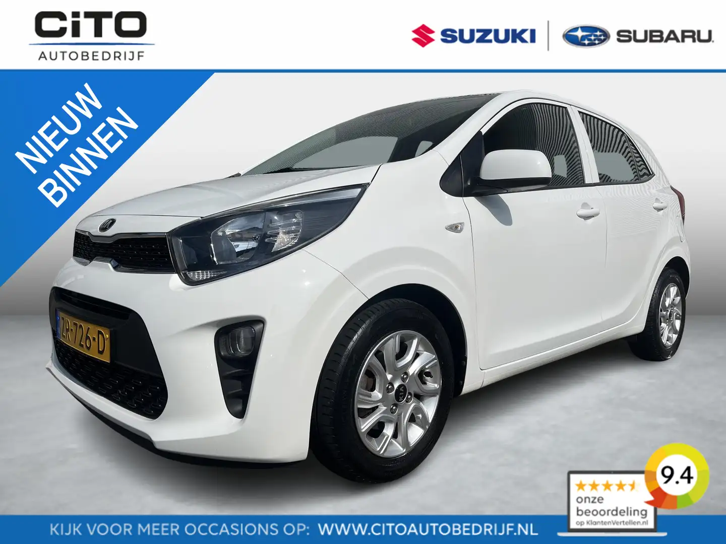 Kia Picanto 1.0 MPi DynamicLine | Apple Carplay & Android Auto Blanc - 1