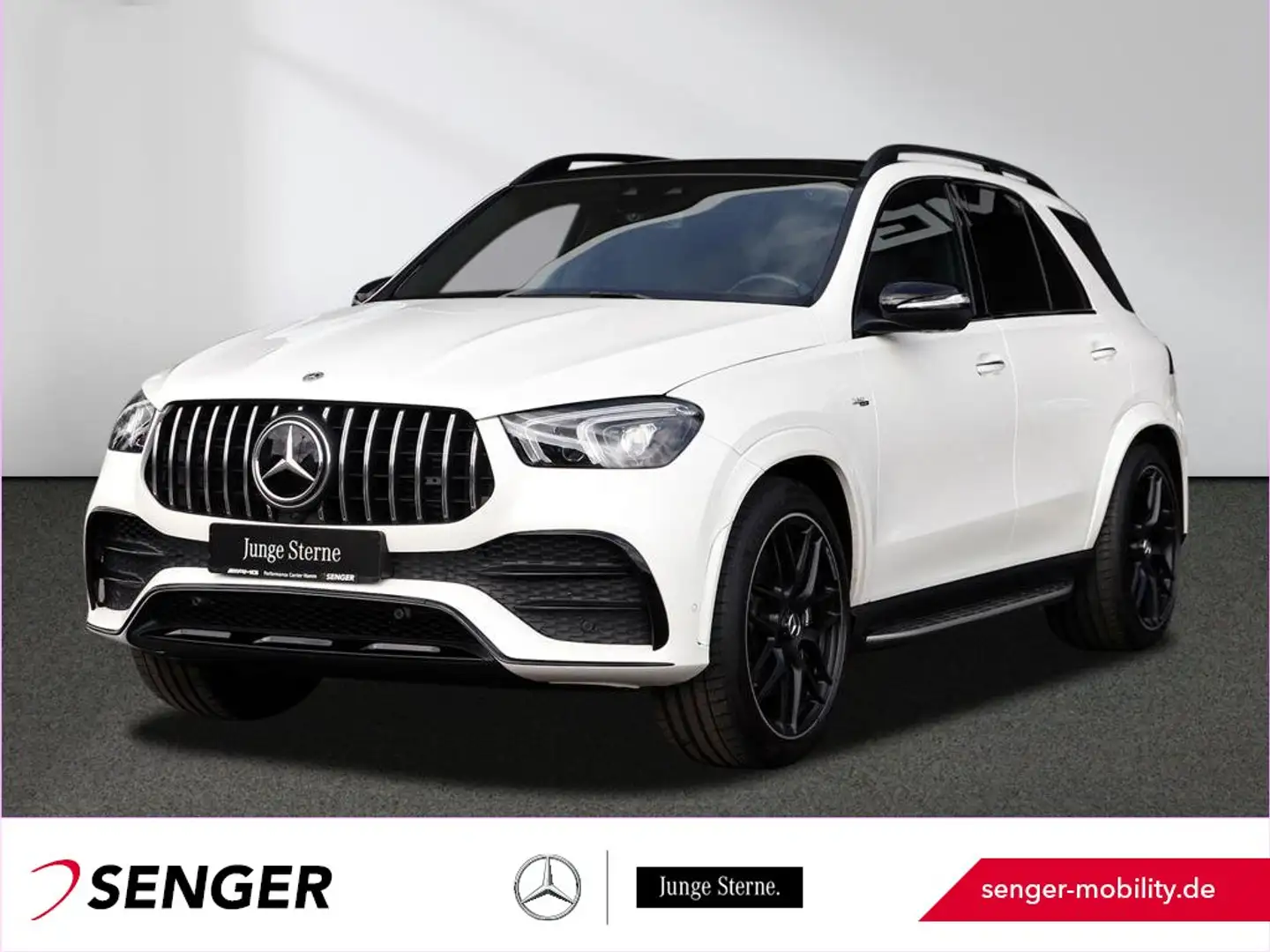 Mercedes-Benz GLE 53 AMG 4M Performance Distronic Panorama AHK Blanc - 1