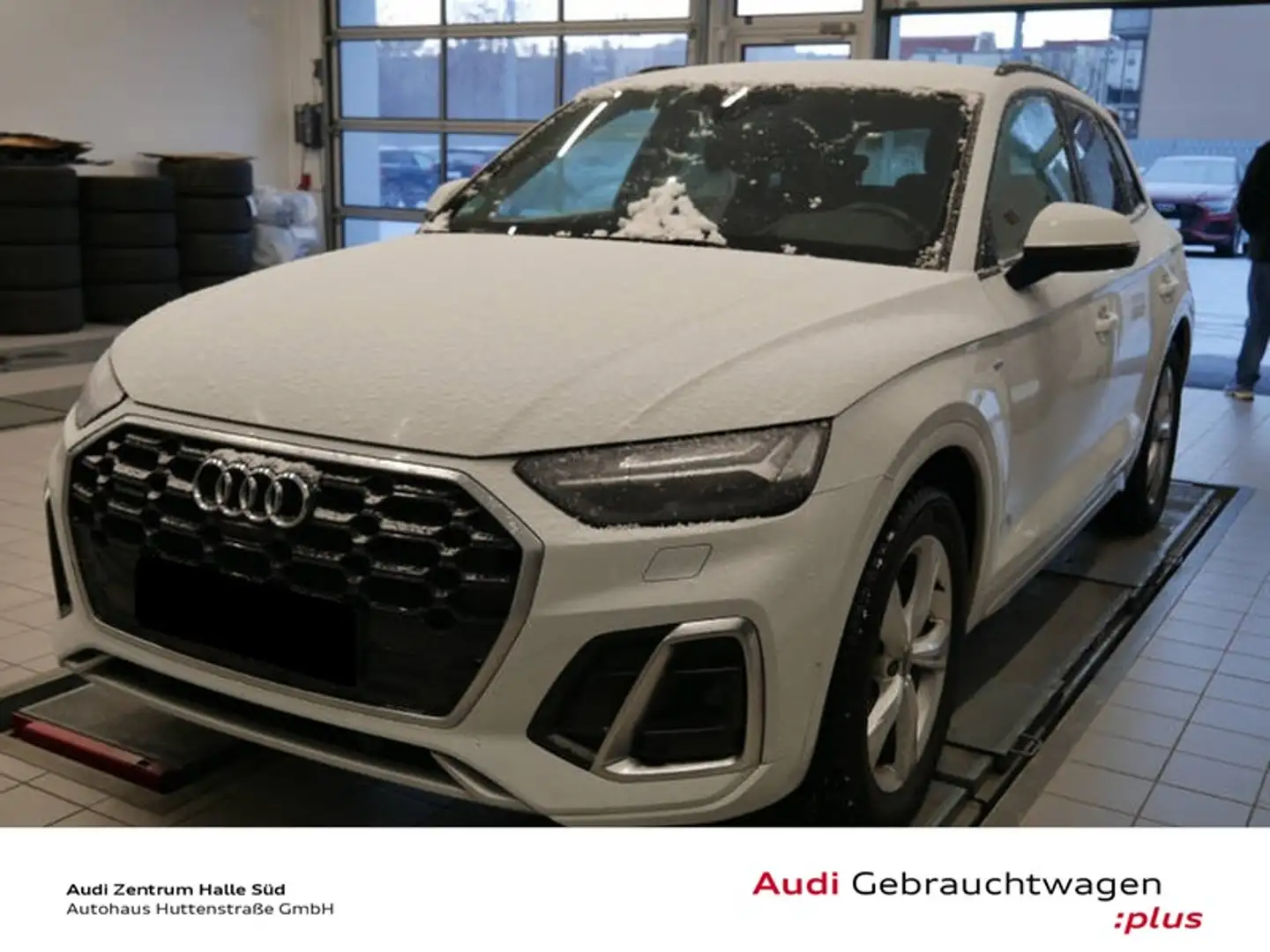 Audi Q5 50 TFSIe qu S line Luft AHK B&O HuD Weiß - 1