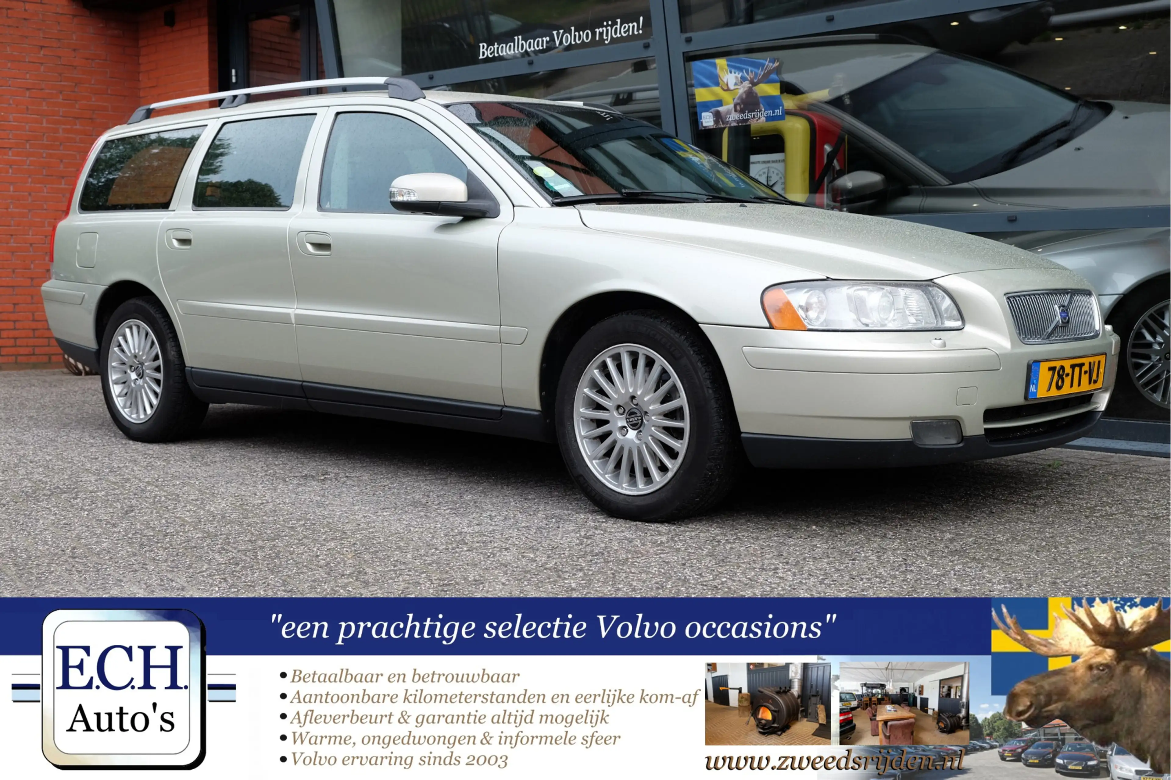 Volvo V70 2.0T 180 pk Aut. Edition II Sport, Leer, Xenon, Tr