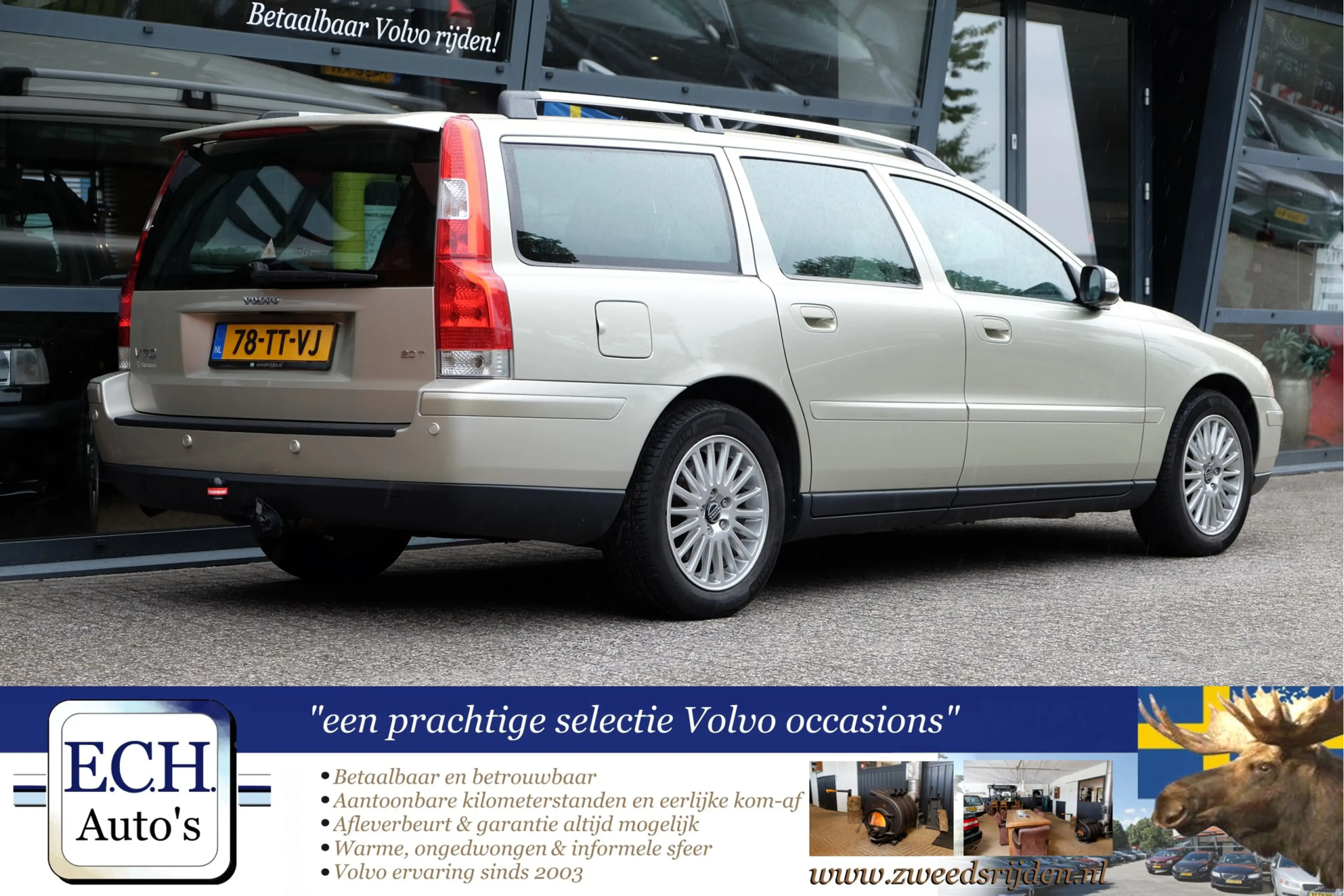 Volvo V70 2.0T 180 pk Aut. Edition II Sport, Leer, Xenon, Tr — photo 3
