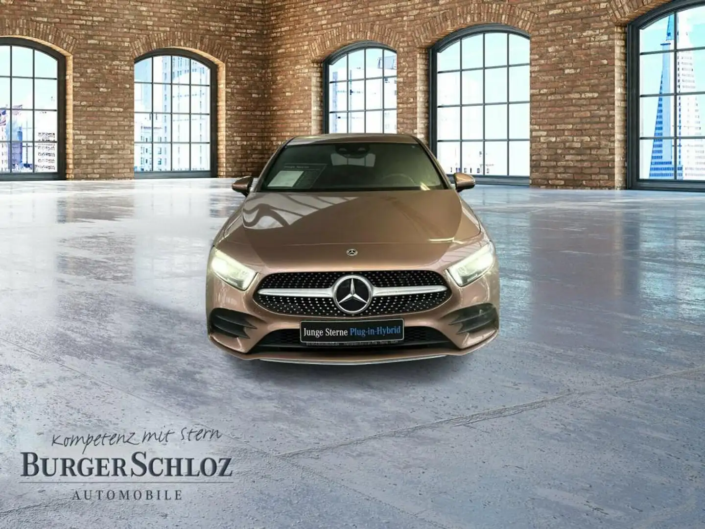 Mercedes-Benz A 250 e AMG AUT Kam. KlimaA LED LM Navi PDC SHZ Gold - 2