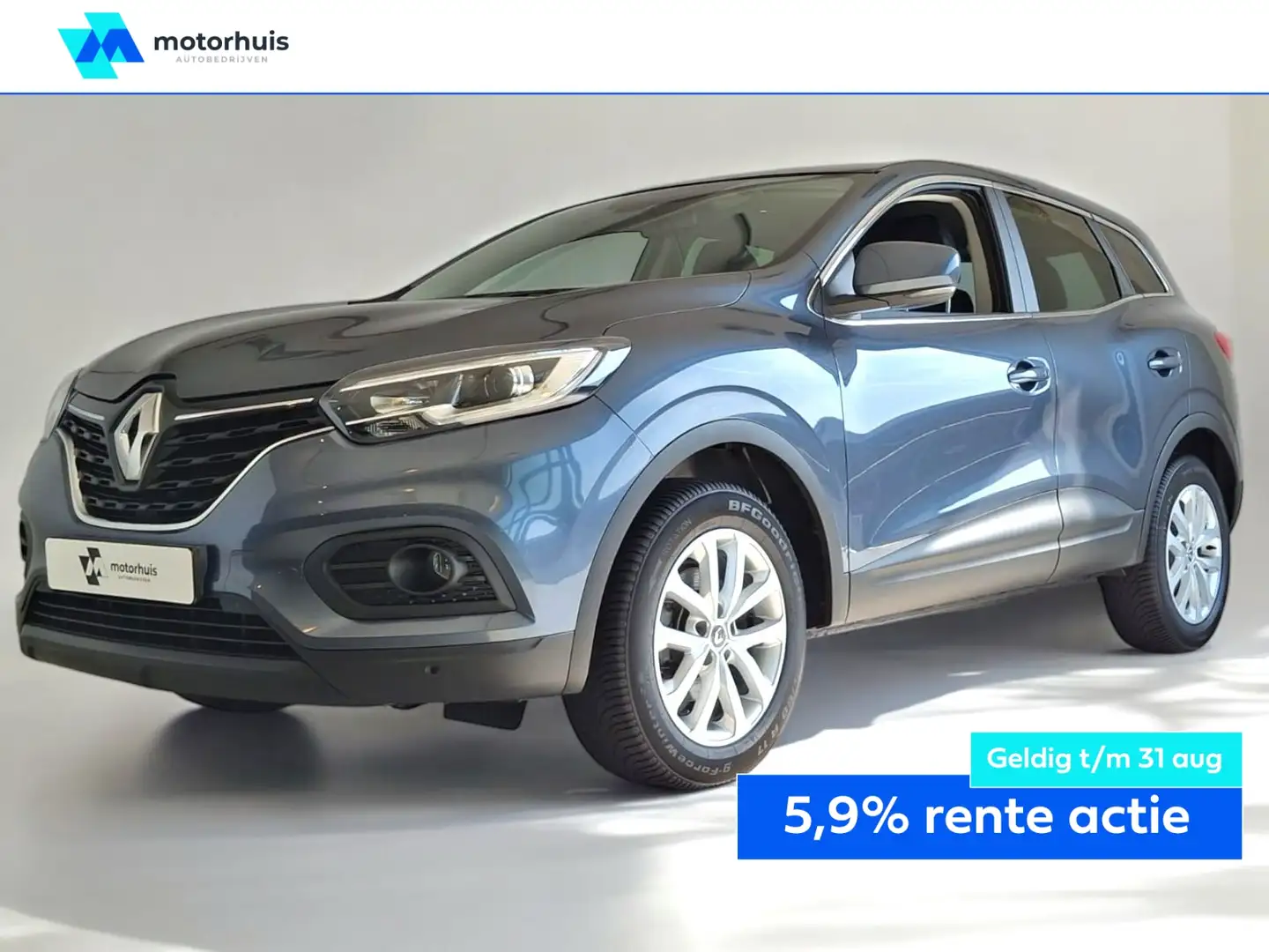 Renault Kadjar TCe 140pk GPF Zen NAVI LMV PDC TREKHAAK Grijs - 1