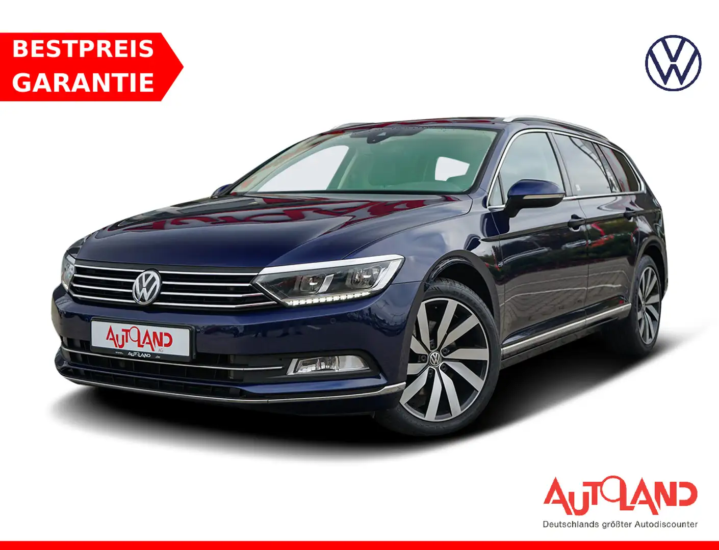 Volkswagen Passat Variant 2.0 TDI DSG Highline Panorama AHK Bleu - 1