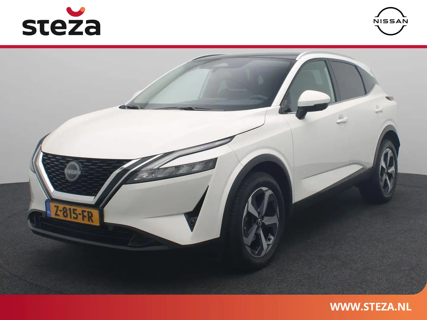 Nissan Qashqai 1.3 MHEV Xtronic N-Connecta | NL-Auto | 1800kg | A Weiß - 1