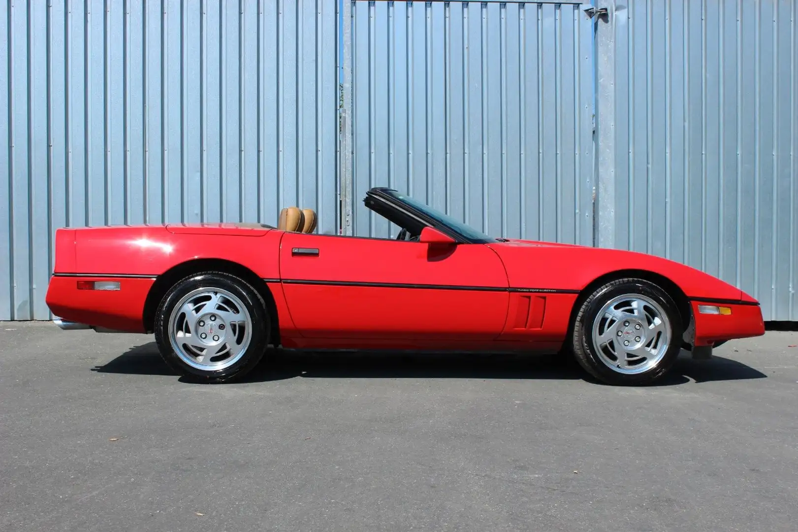 Corvette C4 Cabrio mit braunem Leder / H-Kennzeichen Rot - 2