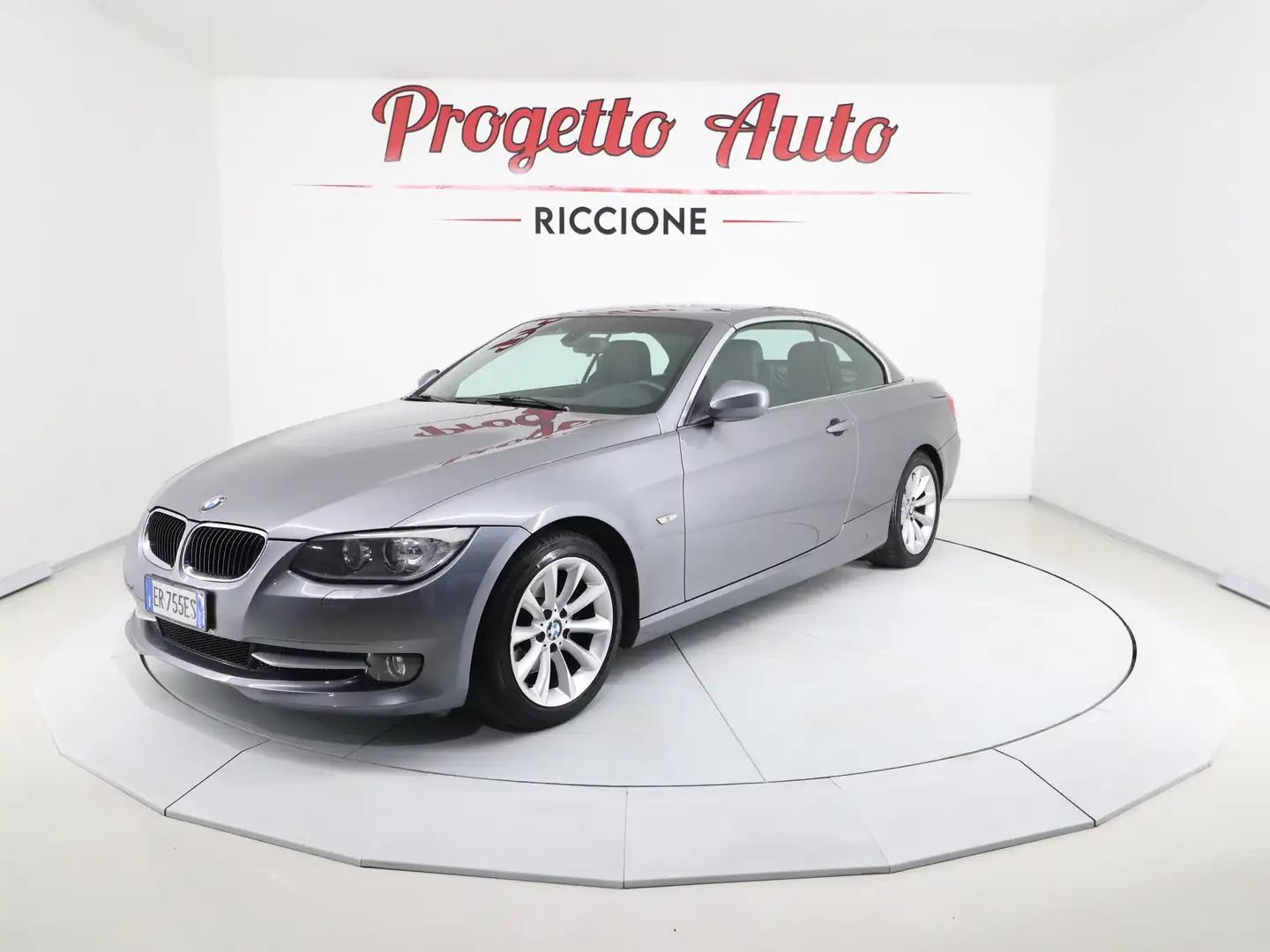 BMW 320 320d Cabrio Futura 184cv C.AUT PELLE XENON EURO5 Gri - 2
