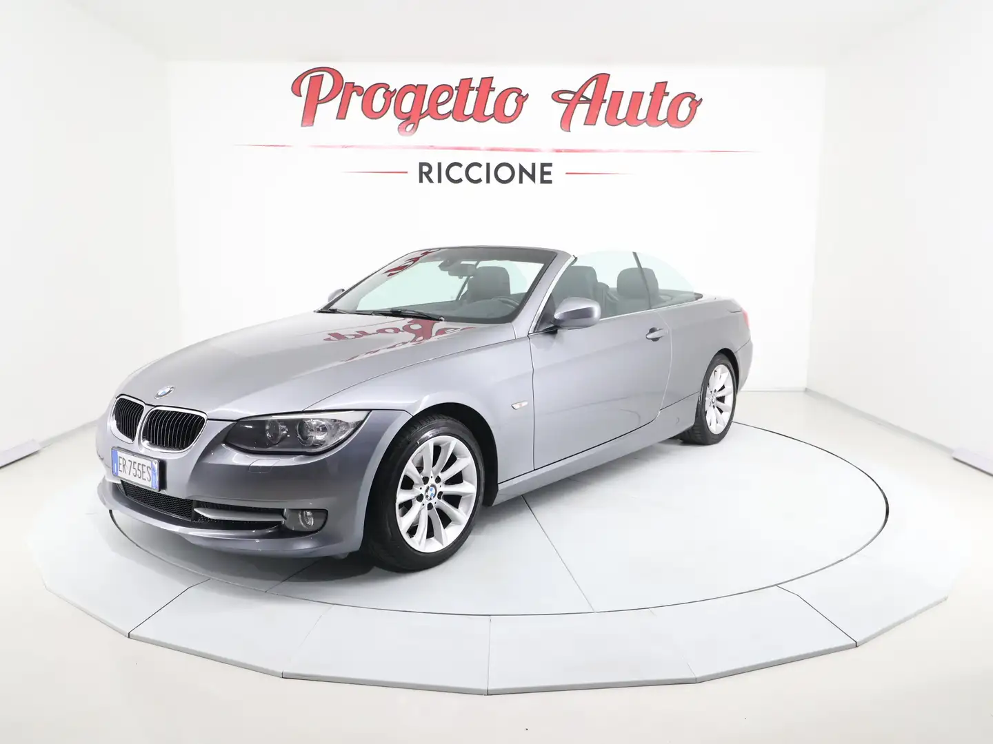 BMW 320 320d Cabrio Futura 184cv C.AUT PELLE XENON EURO5 Gri - 1