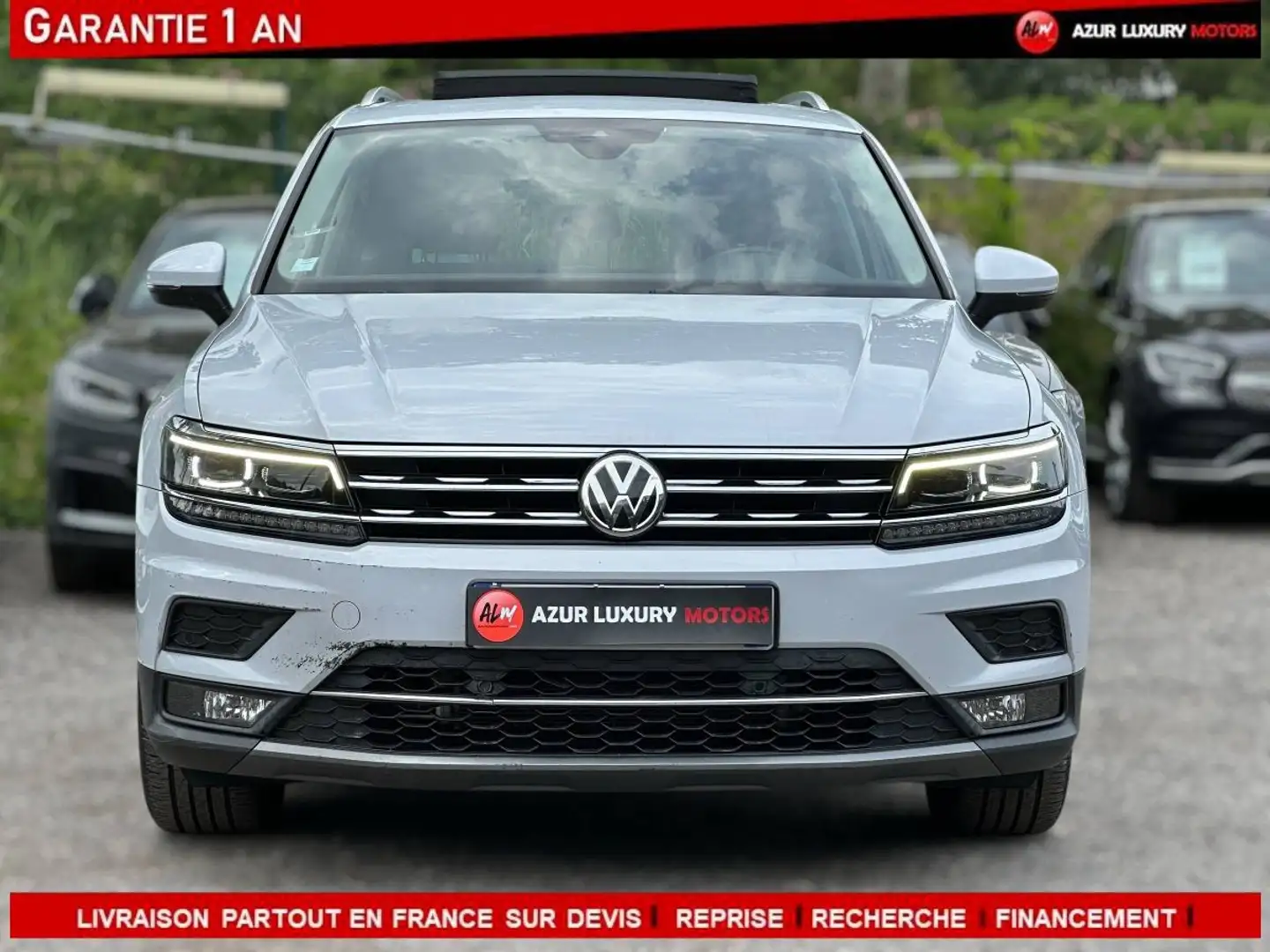 Volkswagen Tiguan II 2.0 TDI 150ch Carat DSG7 T.O Gris - 2