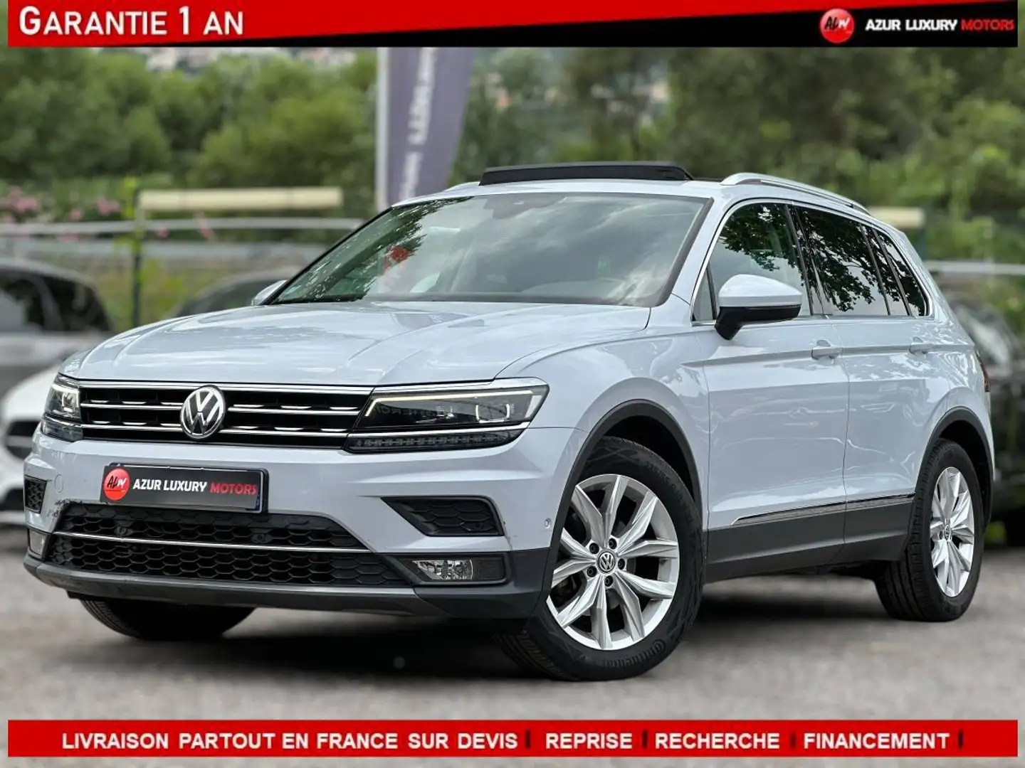 Volkswagen Tiguan II 2.0 TDI 150ch Carat DSG7 T.O Gris - 1
