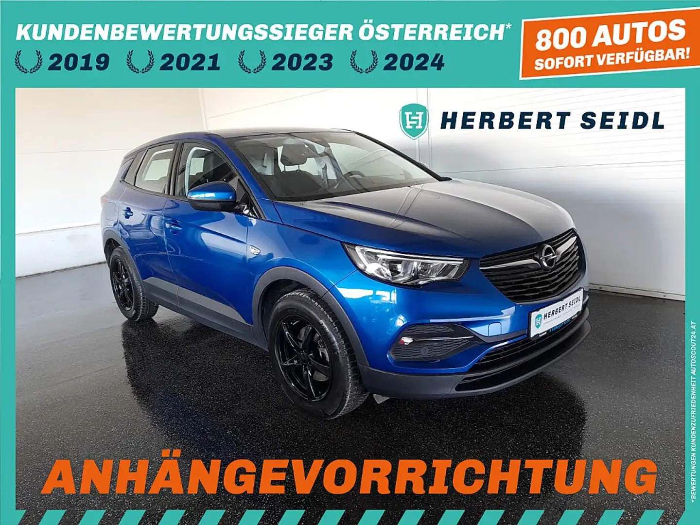 Opel Grandland 1,5 Diesel Business Edition Aut. *AHV / NAVI / ... Bleu - 1