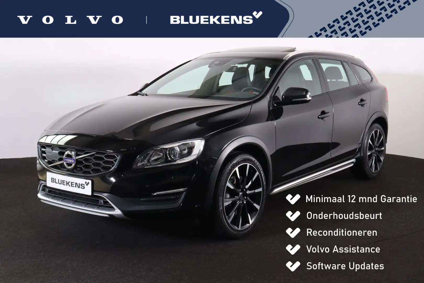 Volvo V60 Cross Country T5 Nordic+ Panorama/schuifdak - Parkeercamera acht Zwart - 1