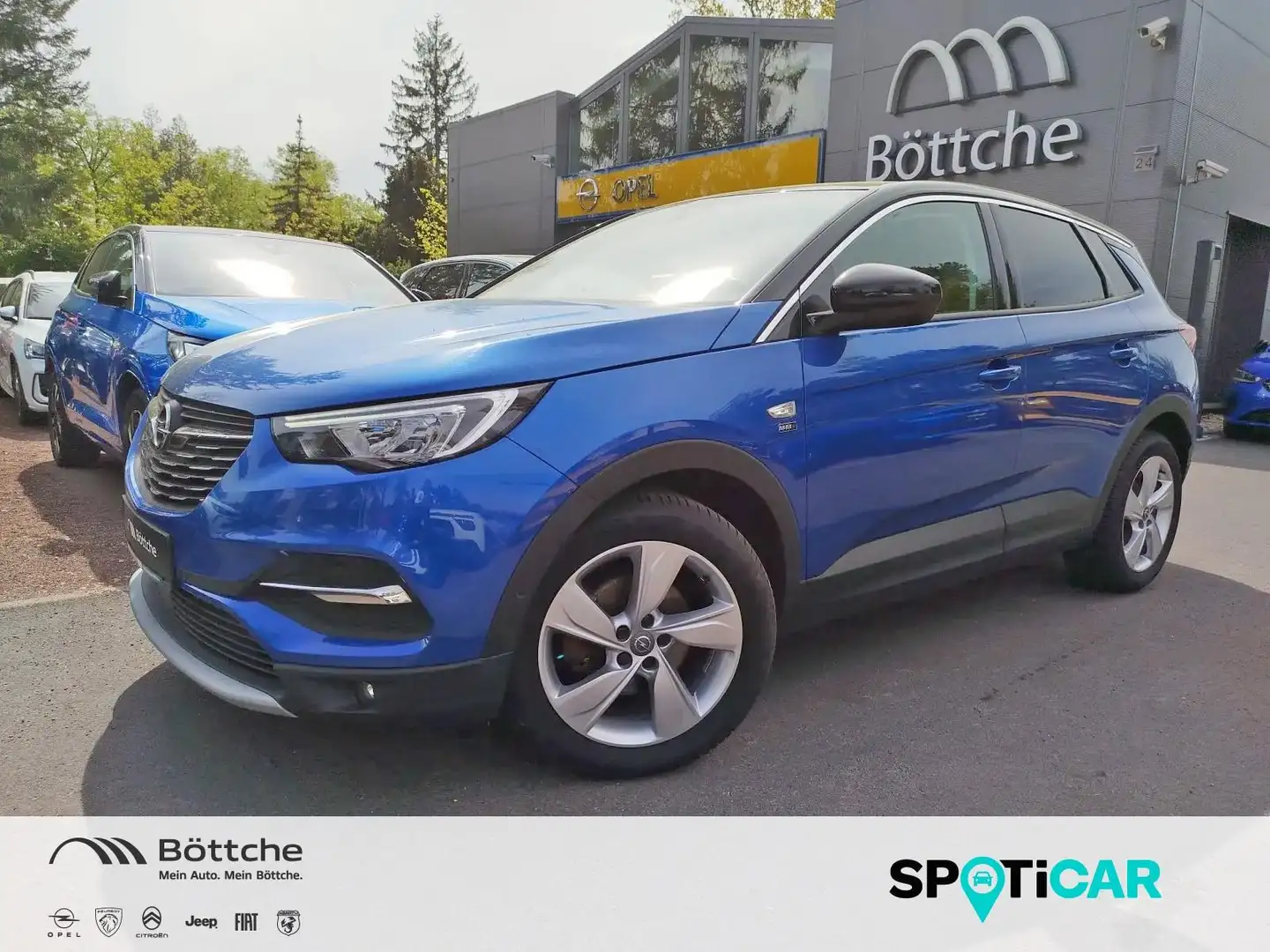 Opel Grandland X 1.2 Opel 2020 Allw/LED/Navi/Shz/Kamera/Klimaauto Blu/Azzurro - 1
