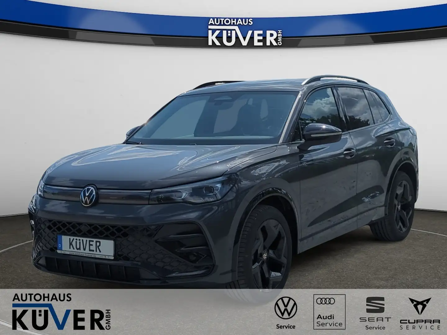 Volkswagen Tiguan R-Line 2,0 TDI DSG Navi+Pano+AHK+IQ+ACC Grau - 1