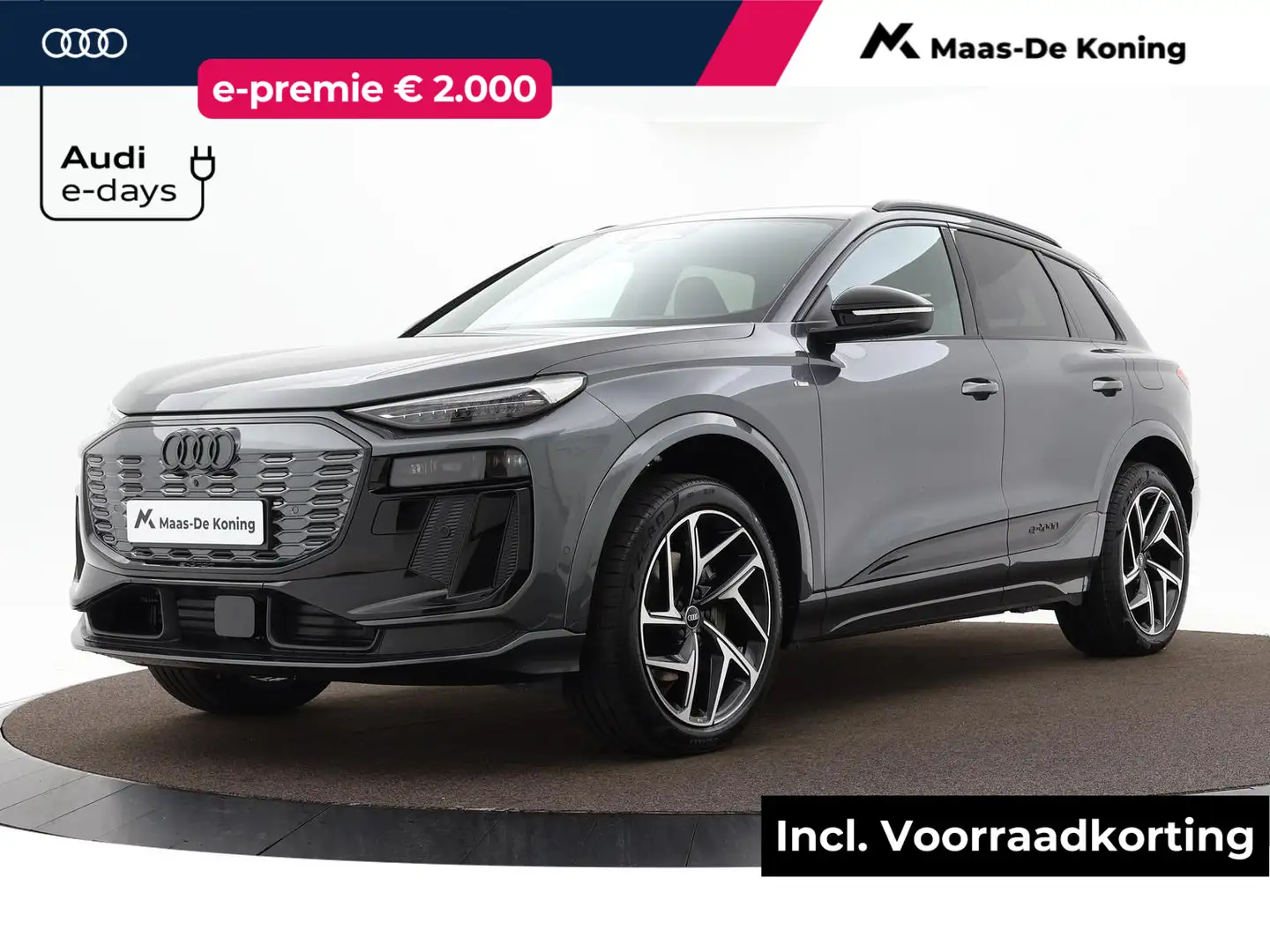Audi Q6 e-tron Launch edition (B1) e-tron perf 100Kwh 225 Grijs - 1